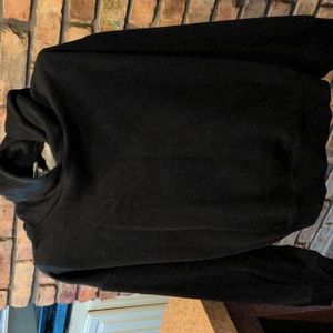 A new day black crop hoodie